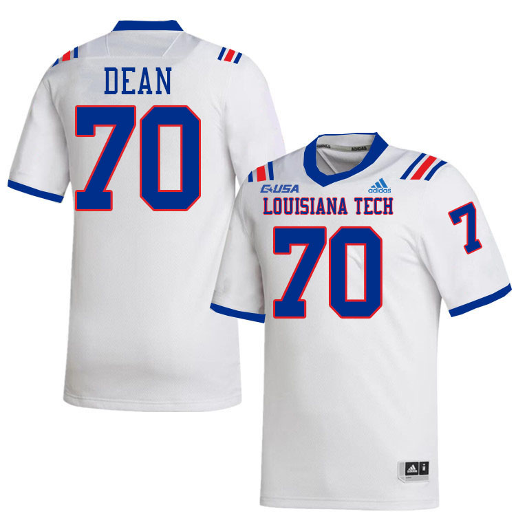 Fred Dean Louisiana Tech Jersey,LA Tech Bulldogs Football Jerseys,Uniforms,Gears-White